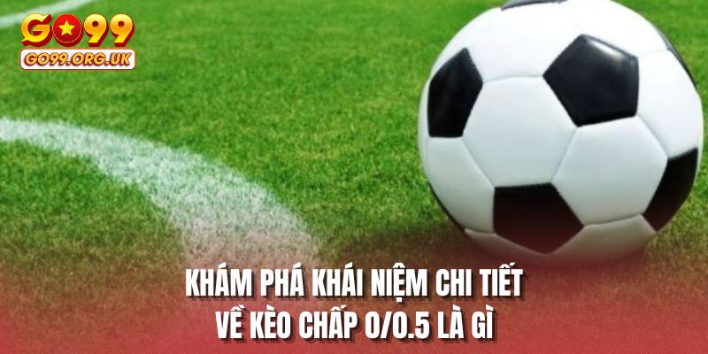 Khám phá khái niệm chi tiết về kèo chấp 0/0.5 là gì